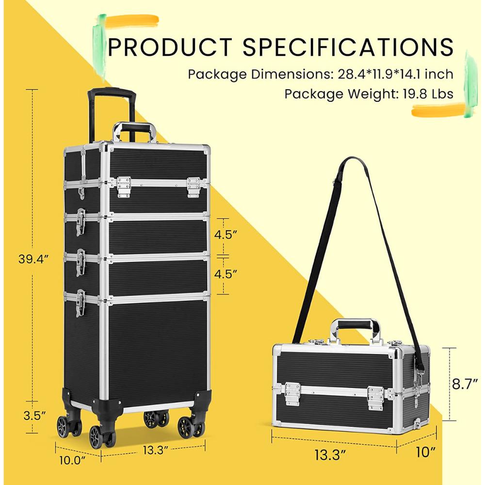 Professional Makeup Rolling Case: image 5